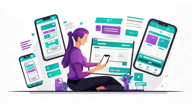 Mobile Applications Illustration